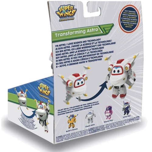 Игровая фигурка-трансформер Super Wings Transforming Astro Астро (EU730243): Возраст От 3 лет