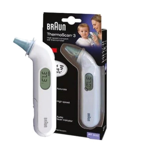 Термометр Безконтактний інфрачервоний термометр Braun IRT3030: Виробник Braun