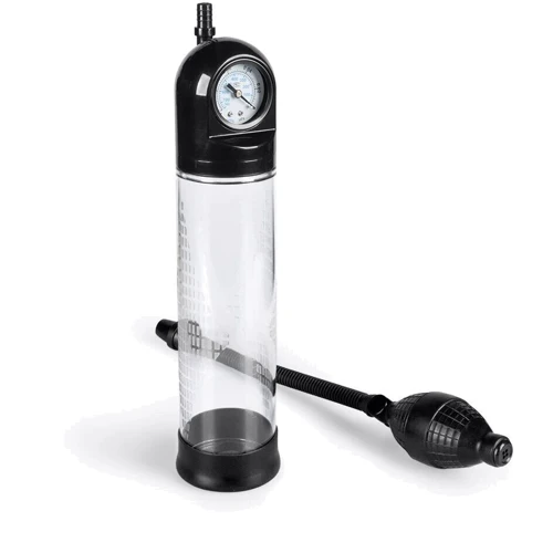 Вакуумная помпа Men Powerup Passion Pump с манометром и ручной «грушей»