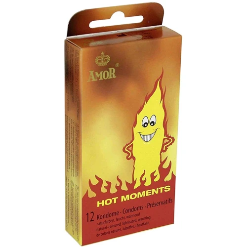 Презервативы Amor Hot Moments, 12 шт.: Тип Для максимальной защиты