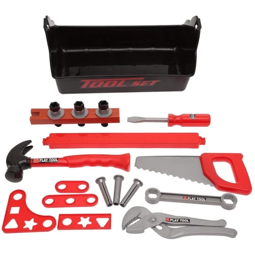 Игрушечные инструменты Tool Set - ящик с инструментами, 19 шт (KY1068-301) фото 3