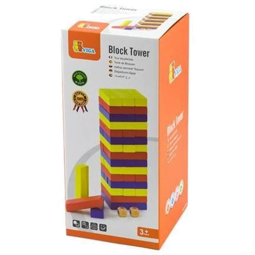 Настільна гра Viga Toys Кольорова дженга (56215): Виробник Viga Toys