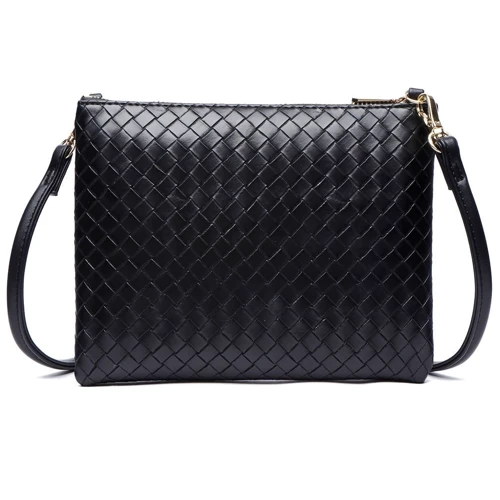 Жіноча сумка-пошет Amelie Galanti чорна (A991503-01-black): Застібка Блискавка