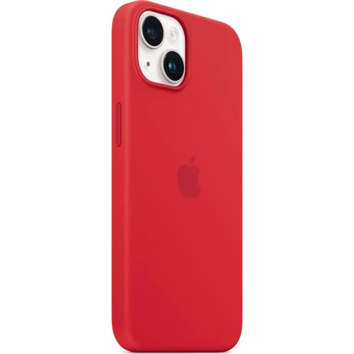 Чехол для iPhone Apple iPhone 14 Silicone Case with MagSafe - (PRODUCT)RED (MPRW3ZE/A): Материалы Силикон