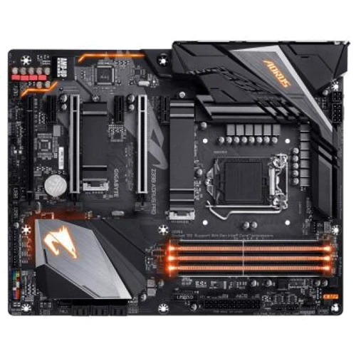 GIGABYTE Z390 AORUS PRO WIFI: Разъемы на плате SATA 3.0, M.2, PCI Express x1