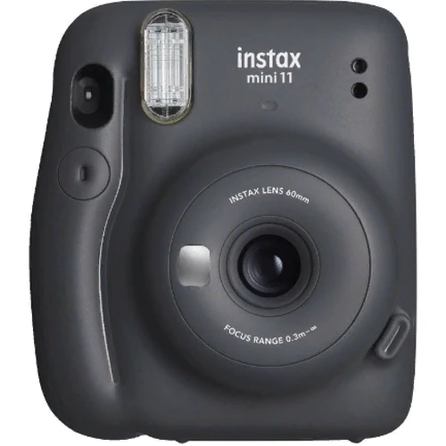 Fujifilm Instax Mini 11 Charcoal Gray + 10 Instant Film