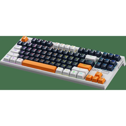 Клавіатура GamePro MK180W (Red) з Hot-Swap RGB White: Кількість клавіш 87