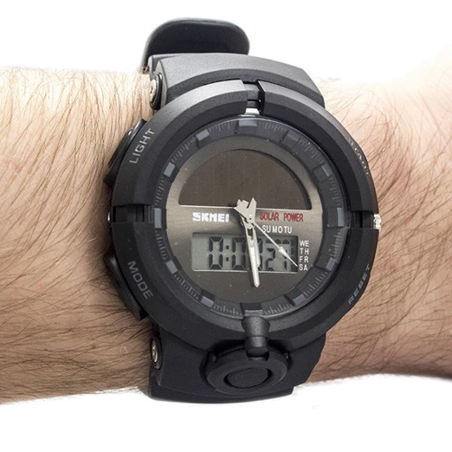 Наручний годинник Skmei 1275 Black: Стиль спортивний