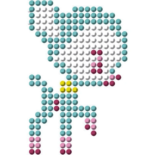 Набор для творчества Janod Наклейки Пиксели (J07884)