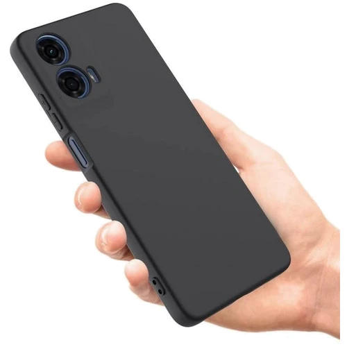 Чохол для телефона BeCover TPU Case Black для Motorola Moto G04/E14 (711894): Матеріал силикон