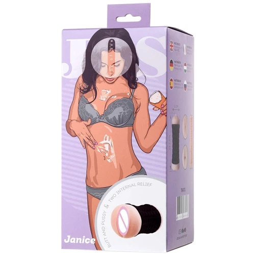Двусторонний мастурбатор Toyfa JOS Janice