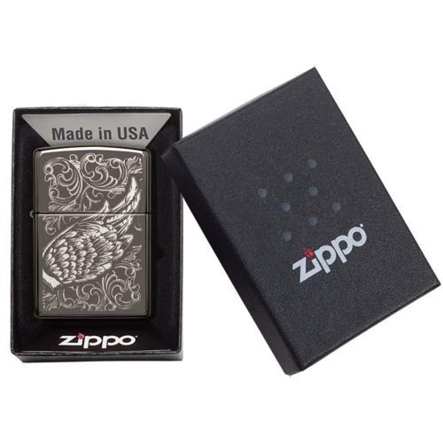 Зажигалка Zippo 150 Filigree Flame and Wing Design (29881) фото 3