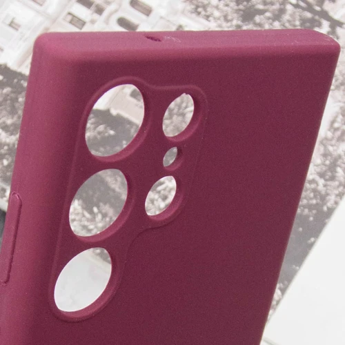 Чохол для телефона Lakshmi Premium Silicone Case з Logo Full Camera Plum Samsung S928 Galaxy S24 Ultra: Плівка в комплекті нет