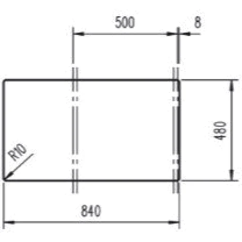 Кухонная мойка Teka STONE 50 B-TG 1B 1D 115330017 черный металлик: Форма Прямоугольная