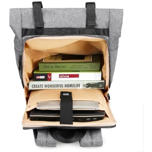Bagsmart Backpack Light Grey (BM0140006A008) for MacBook 15" фото 6