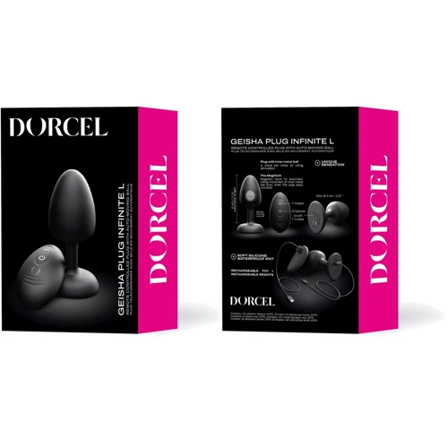 Анальная вибропробка Dorcel Geisha Plug Infinite L