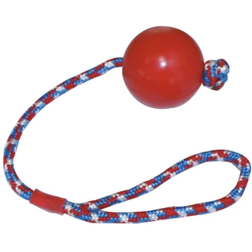 Игрушка для собак Croci Мяч на веревке литой резиновый 6.5 см (C6AT0010)