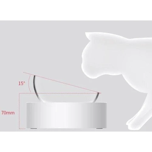 Миска для животных Xiaomi PETKIT 15 Adjustable Double Bowl White фото 5