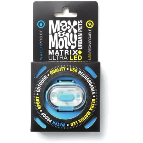 Ліхтарик Max & Molly Matrix Ultra LED - Safety light-Sky Blue Hanging Pack (4894512019881): Тип Аксессуары к ошейникам