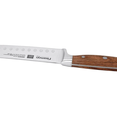 Нож сантоку Fissman Bremen 18 см (2722): Особенности Эргономичность, Нескользящее покрытие рукоятки