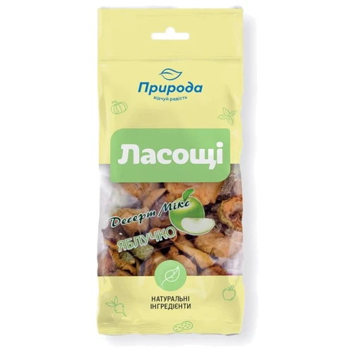 Лакомство для грызунов Природа Фиеста Десерт микс ЯБЛОЧКО 40 г (4820157401583)
