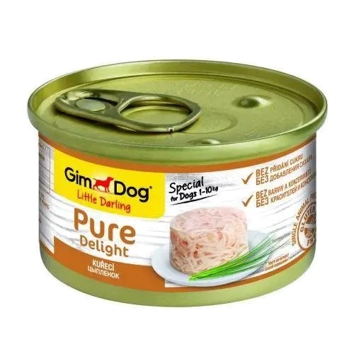 Вологий корм для собак GimDog LD Pure Delight курка 85 г (4002064513140)