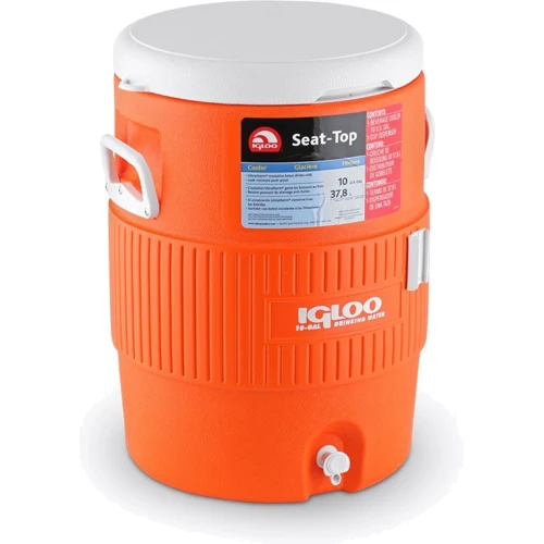Изотермический контейнер Igloo 5 Gallon Seat Top, 18.9л оранжевый