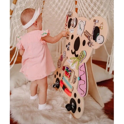 Развивающая игрушка Бизиборд Temple Group Коала  бежевый 75х62 см (TG200150)