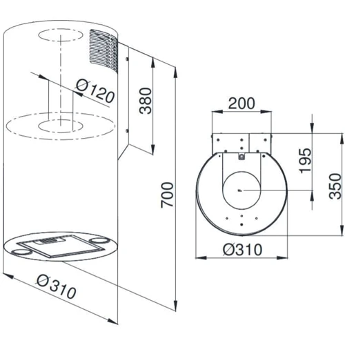 Вытяжка MPM Product MPM-31-OT-01: Управление Механическое