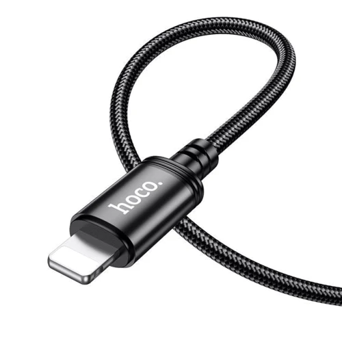 Кабель Hoco USB Cable to Lightning X91 Radiance 2.4A 3m Black фото 5