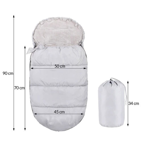 Універсальний конверт Springos сірий (SB0031)