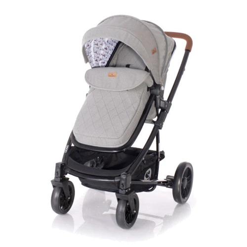 Коляска-трансформер Lorelli S-500 SET с автокреслом (dark grey lighthouse): Ширина шасси 64 см