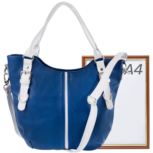 Женская сумка тоут Laskara синяя (LK-10244-blue): Тип Сумки