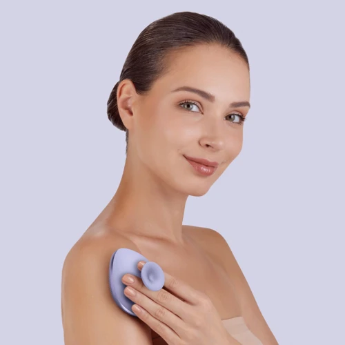 Щетка для тела GESKE Body Brush metal 4в1 purple (HB0347)