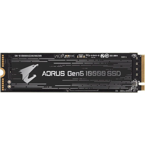 GIGABYTE AORUS Gen5 10000 1 TB (AG510K1TB): Интерфейс подключения PCI-Express 5.0 (x4)