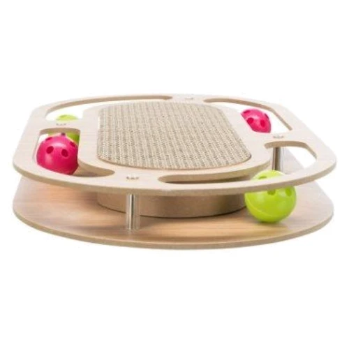 Когтеточка Trixie для котов с игрушками и кошачьей мятой 46х4х25см (4011905480206) фото 2