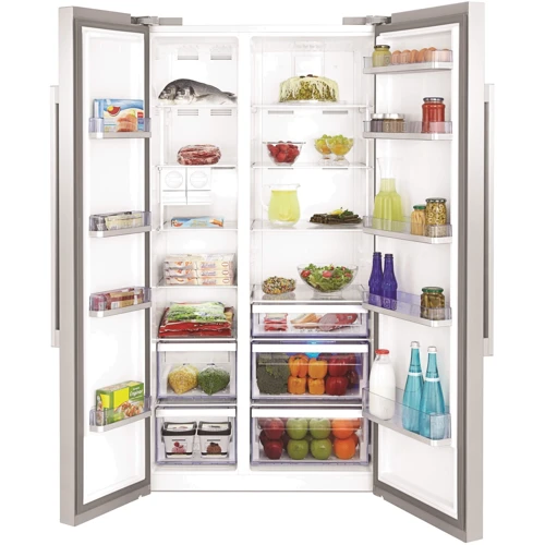 Холодильник Side-by-Side Beko GN 163220 X: Размеры ВxШxГ, см 182 х 91 х 72