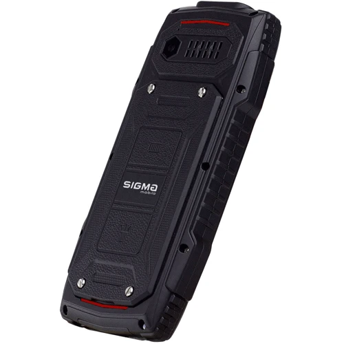 Мобільний телефон Sigma mobile X-treme AZ68 Black-Red (UA UCRF): Слот для карт пам'яті microSD (до 32 ГБ)