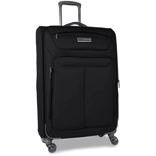 Чемодан Swissbrand Austria (S) Black (SWB_LEAUS001S)
