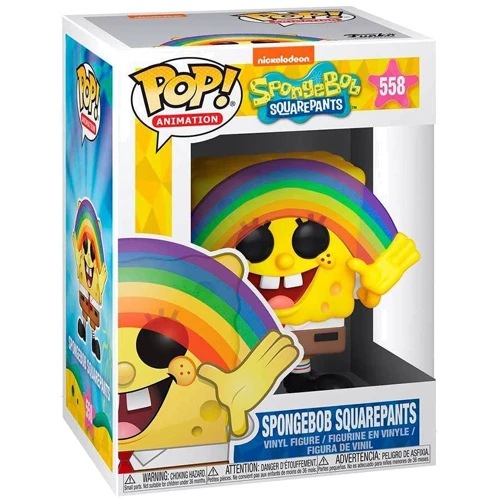 Ігрова фігурка FUNKO POP! серії "Губка Боб Квадратні Штани" - ГУБКА БОБ З веселки: Тип Персонаж мультфільму, фільму