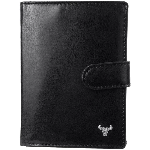 Мужское портмоне Buffalo Wild черное (DNKN4L-BW-black): Материал Натуральная кожа
