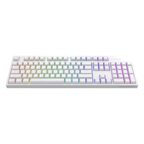 Клавиатура Dark Project One KD104A White PBT Gateron Mechanical Yellow (DPO-KD-104A-100100-GYL)