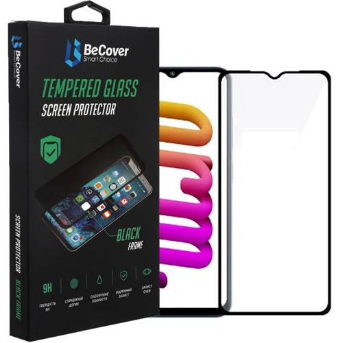 Аксессуар для смартфона BeCover Tempered Glass Black for Xiaomi Poco M5 4G (708148)