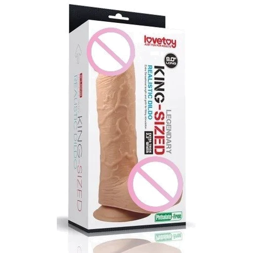 Фаллоимитатор LoveToy Legendary King Sized Realistic Dildo 9"