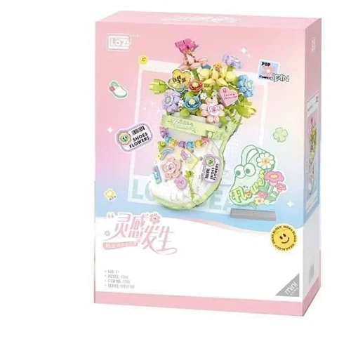 3D Конструктор Квіткове взуття 1040 деталей (1350) фото 1