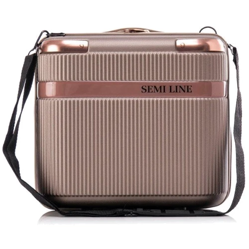 Бьюті-кейс Semi Line 16L Champagne шампань (T5668-1)