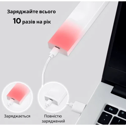 Нічник Inspire night GZ-5-20 см з датчиком руху та акумулятором 600mAH 2W: Особливості Датчик руху