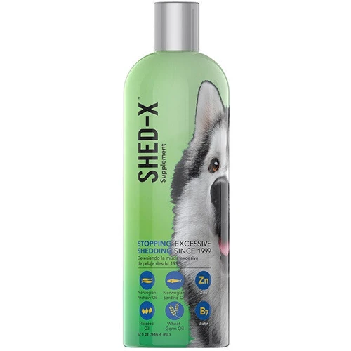 Добавка SynergyLabs Shed-X Dog для шерсти собак против линьки 946 мл