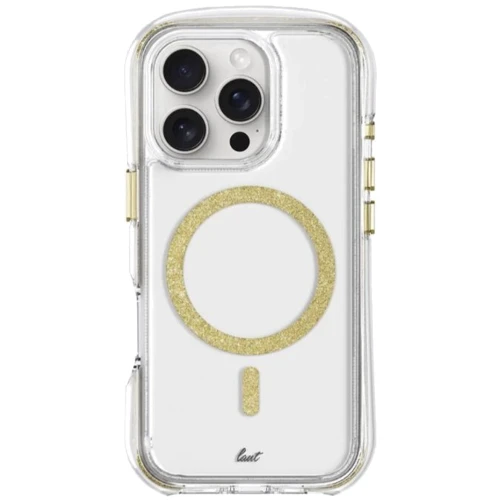 Чехол для iPhone LAUT AERO SPARKLE MagSafe Gold (L_IP24D_AS_GD) for iPhone 16 Pro Max