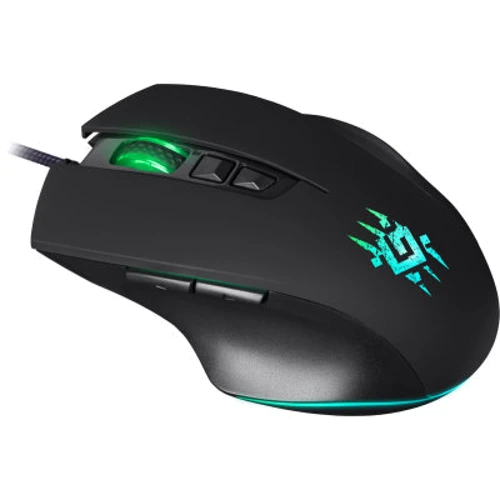 Мышь Defender Wolverine GM-700L RGB USB Black (52700): Тип сенсора оптический